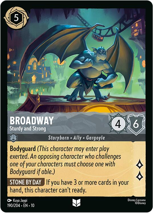 Disney Lorcana: Broadway - Sturdy and Strong card image