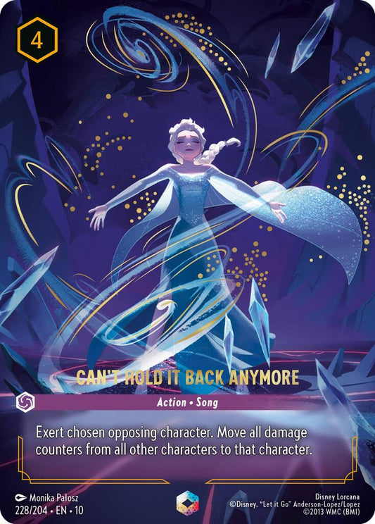 Disney Lorcana: Can't Hold It Back Anymore (Enchanted) card image