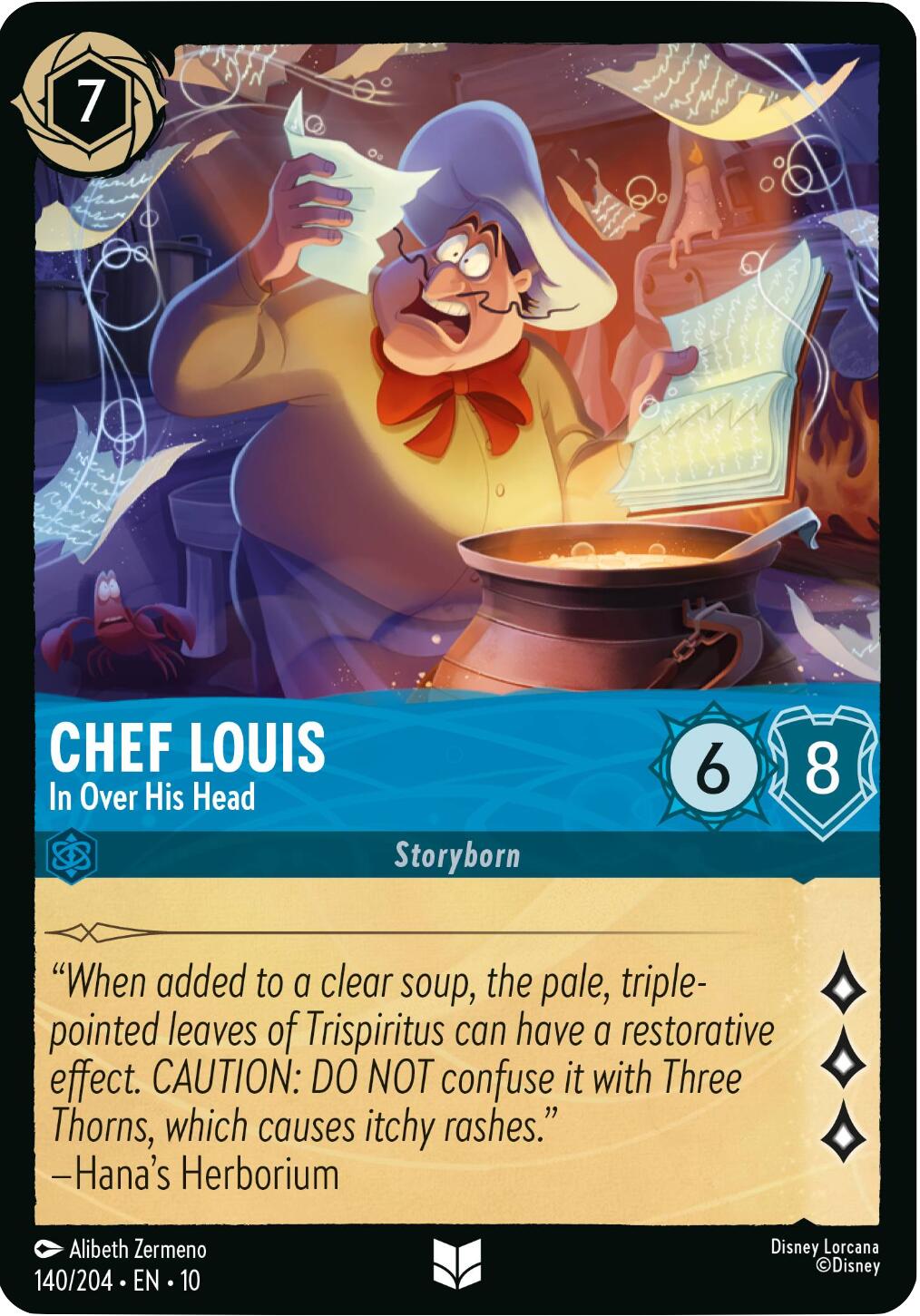 Disney Lorcana: Chef Louis - In Over His Head card image