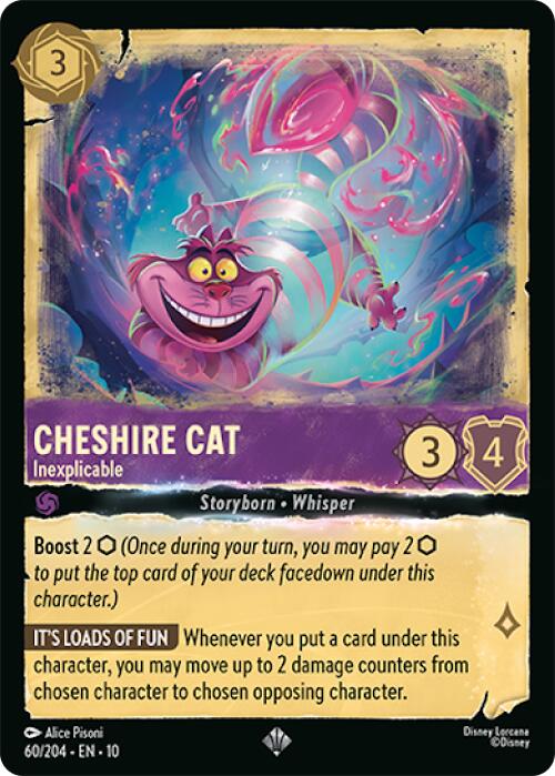 Disney Lorcana: Cheshire Cat - Inexplicable card image