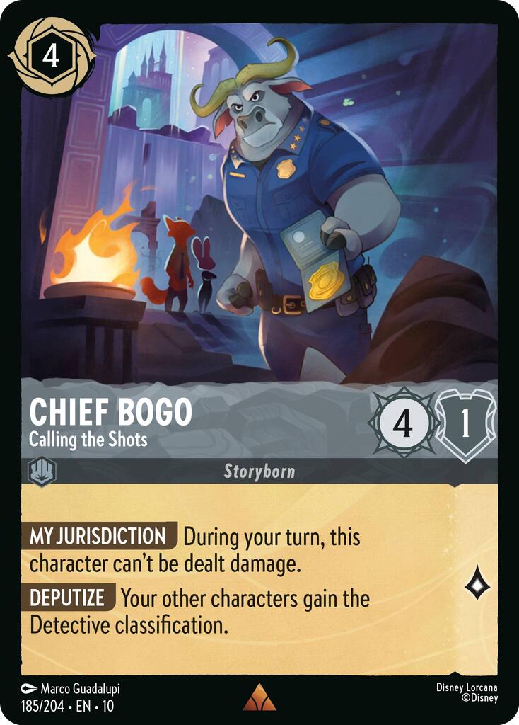 Disney Lorcana: Chief Bogo - Calling the Shots card image