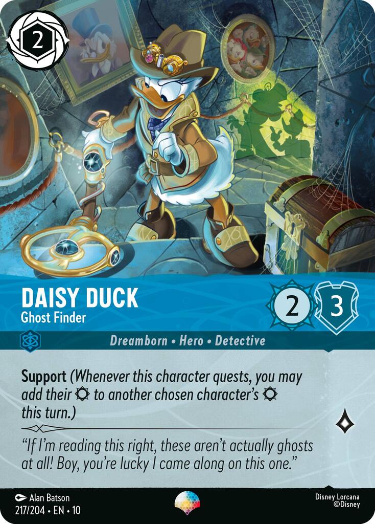 Disney Lorcana: Daisy Duck - Ghost Finder (Epic) card image