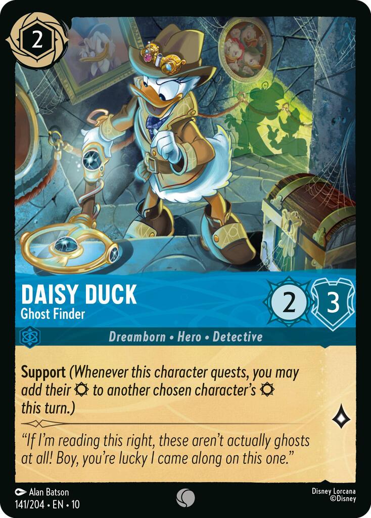 Disney Lorcana: Daisy Duck - Ghost Finder card image