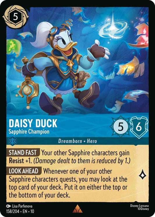 Disney Lorcana: Daisy Duck - Sapphire Champion card image