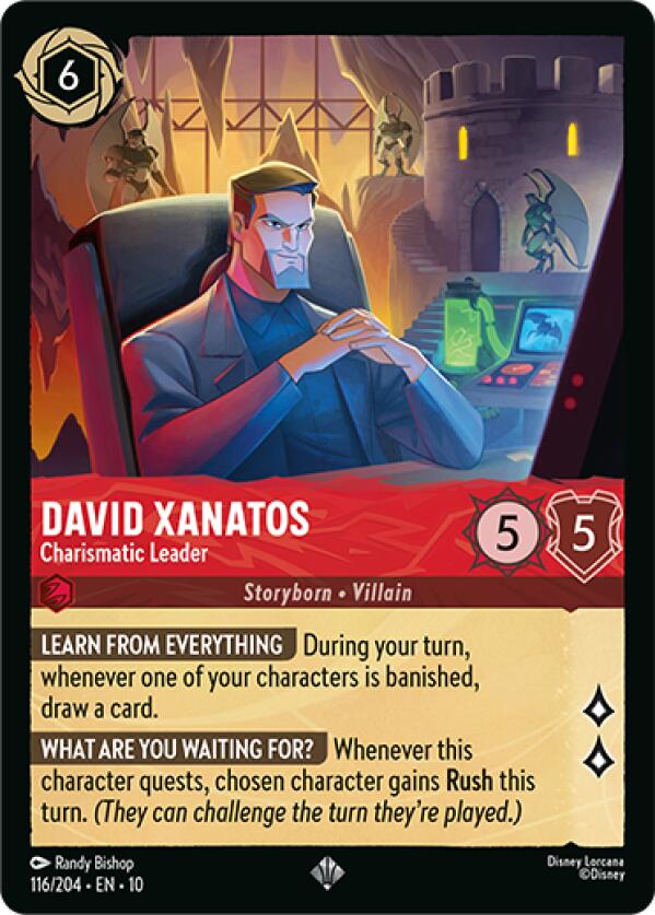 Disney Lorcana: David Xanatos - Charismatic Leader card image