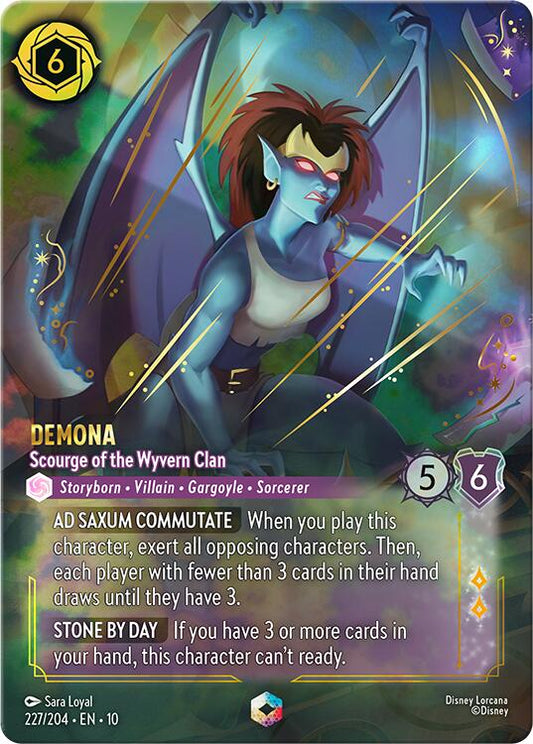 Disney Lorcana: Demona - Scourge of the Wyvern Clan (Enchanted) card image