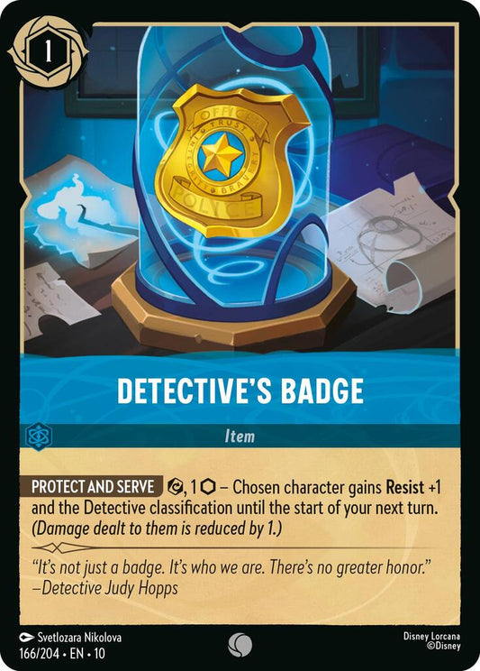 Disney Lorcana: Detective's Badge card image