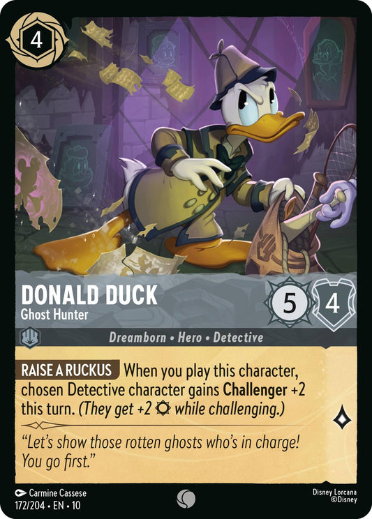 Disney Lorcana: Donald Duck - Ghost Hunter card image