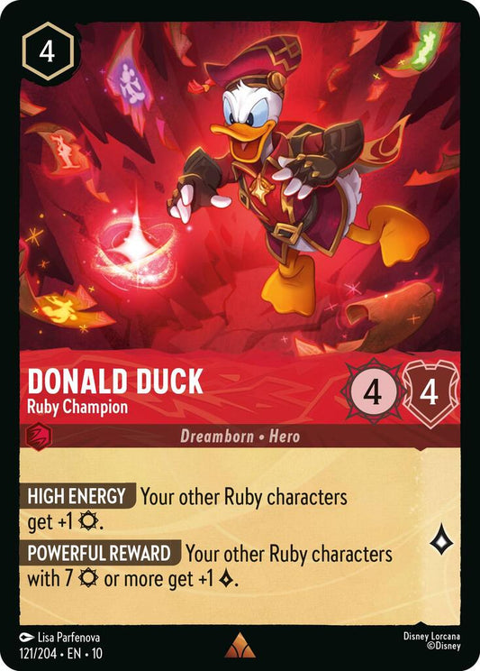 Disney Lorcana: Donald Duck - Ruby Champion card image