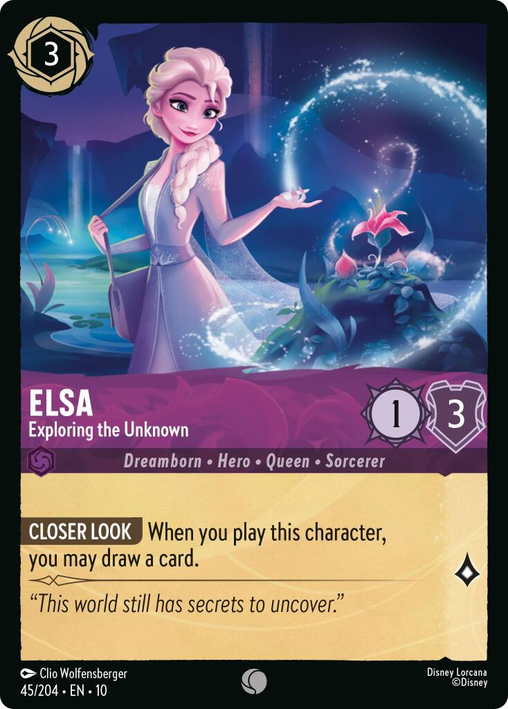 Disney Lorcana: Elsa - Exploring the Unknown card image