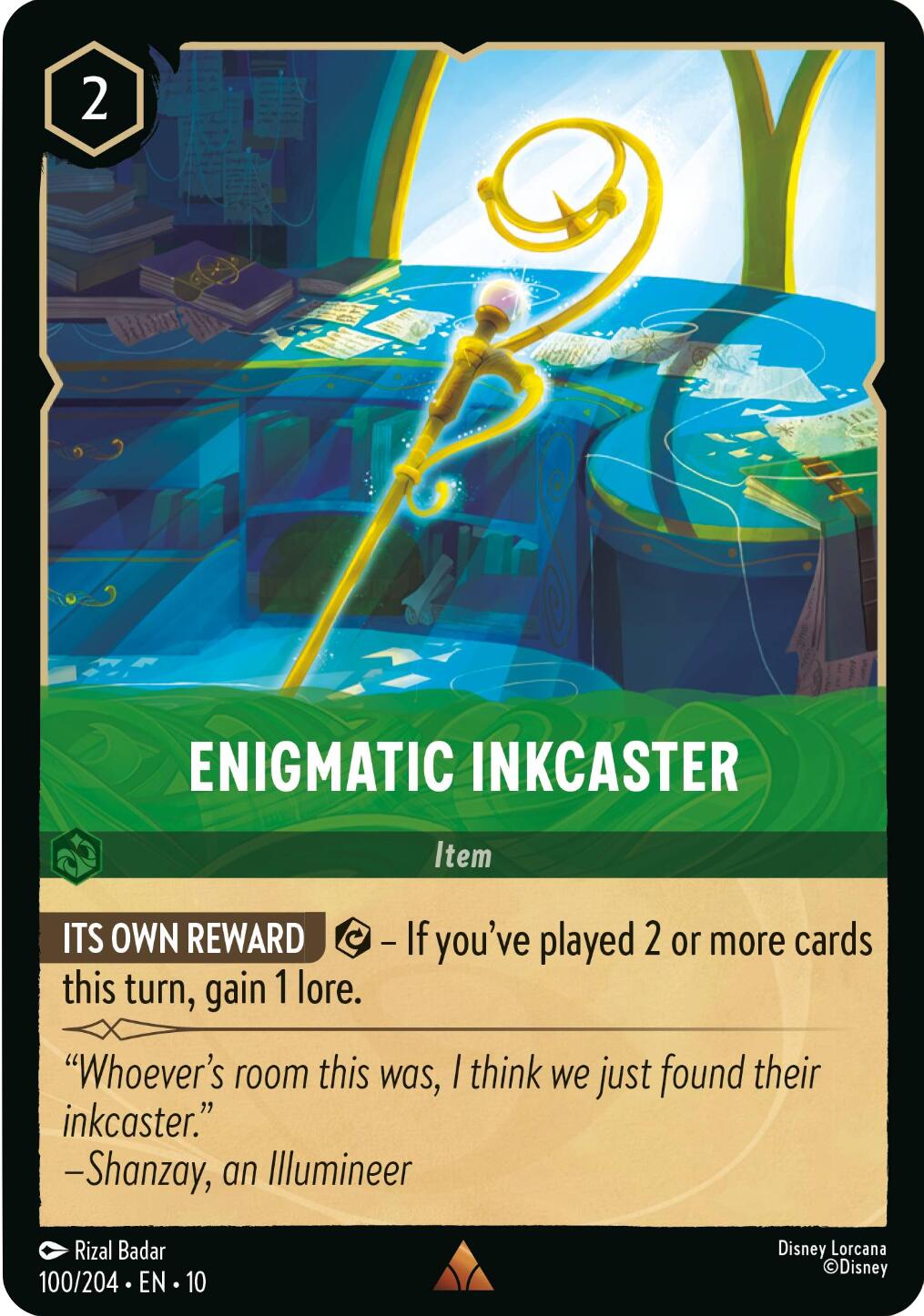 Disney Lorcana: Enigmatic Inkcaster card image