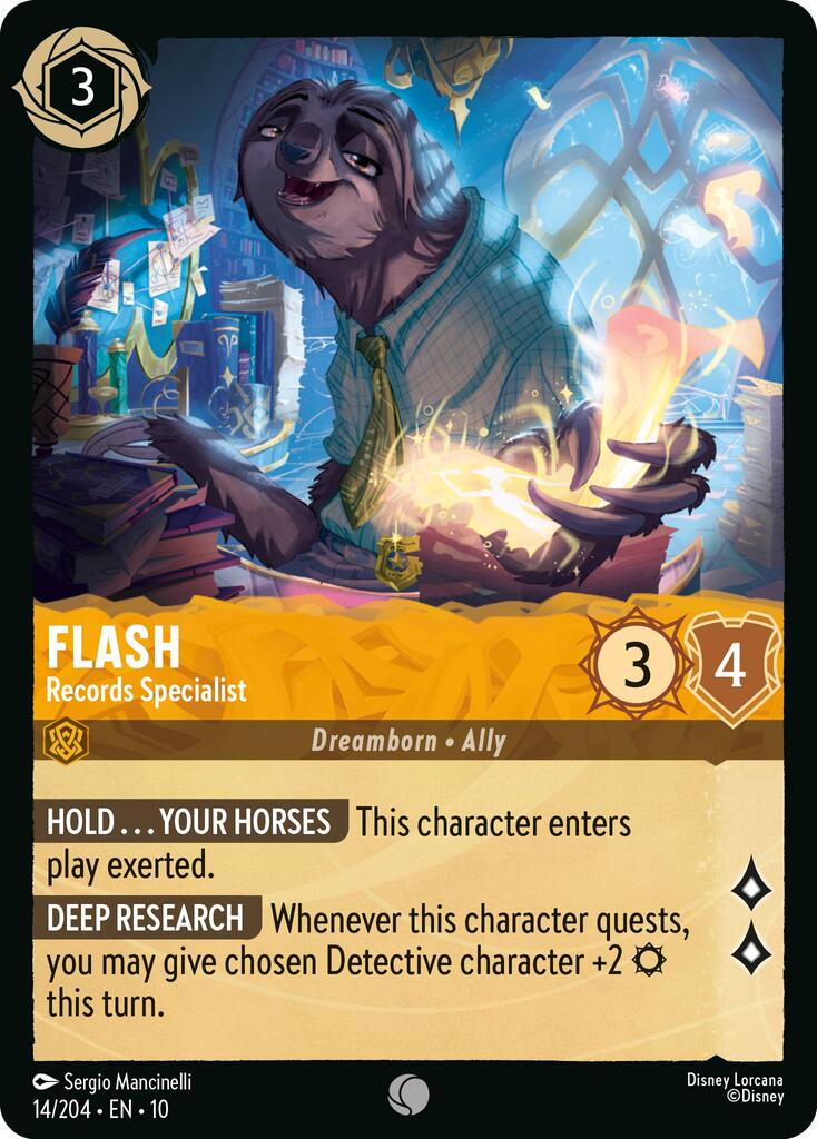 Disney Lorcana: Flash - Records Specialist card image