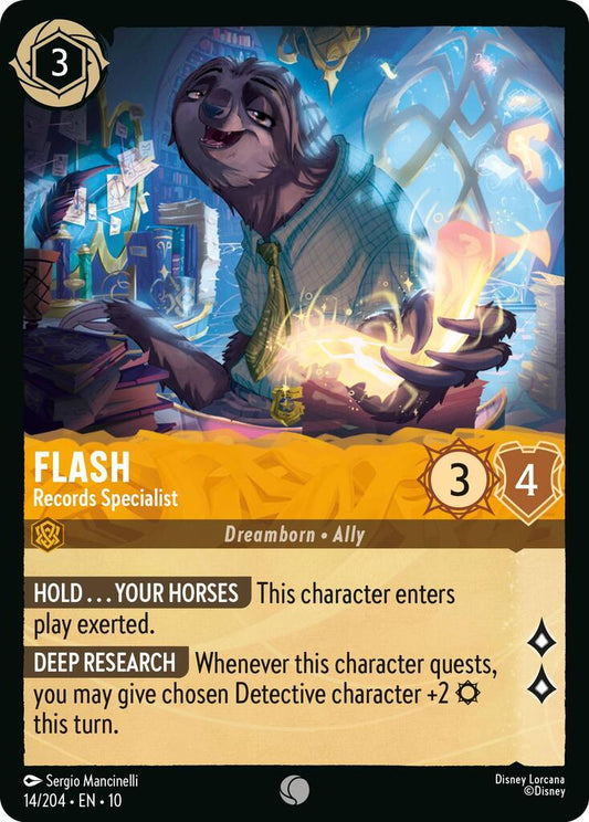 Disney Lorcana: Flash - Records Specialist card image