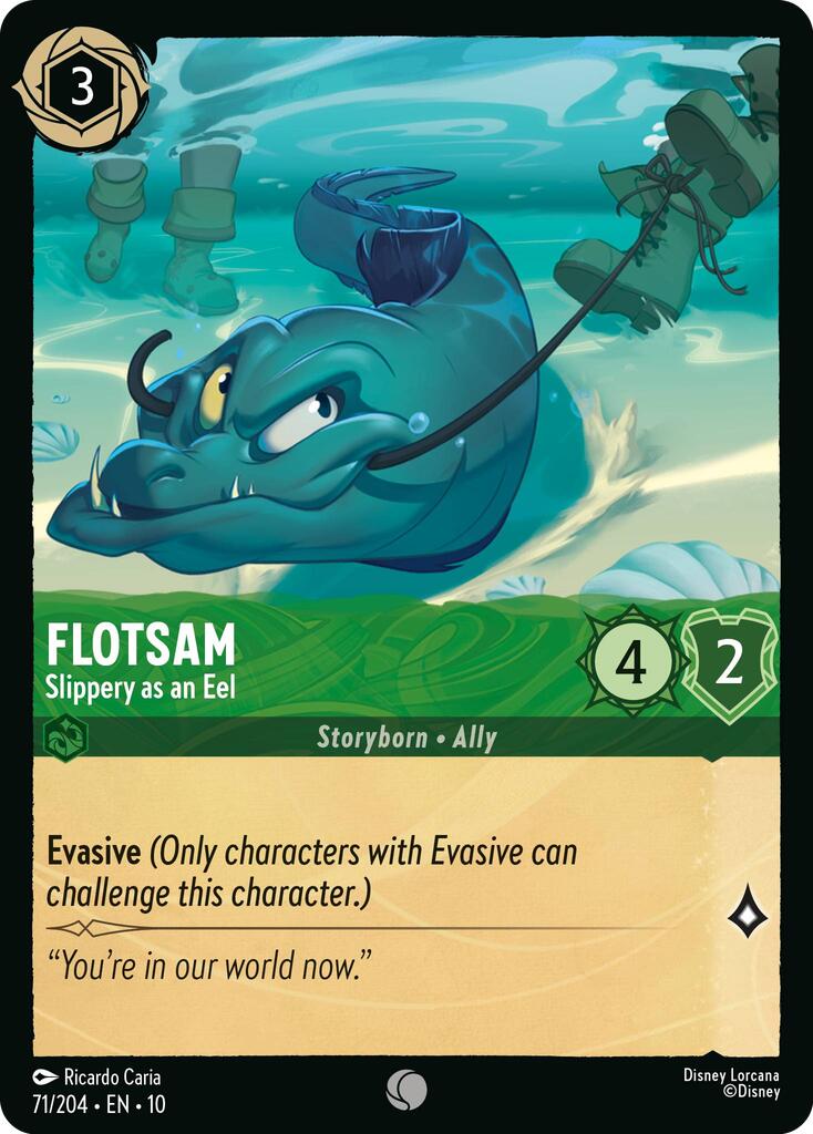 Disney Lorcana: Flotsam - Slippery as an Eel card image