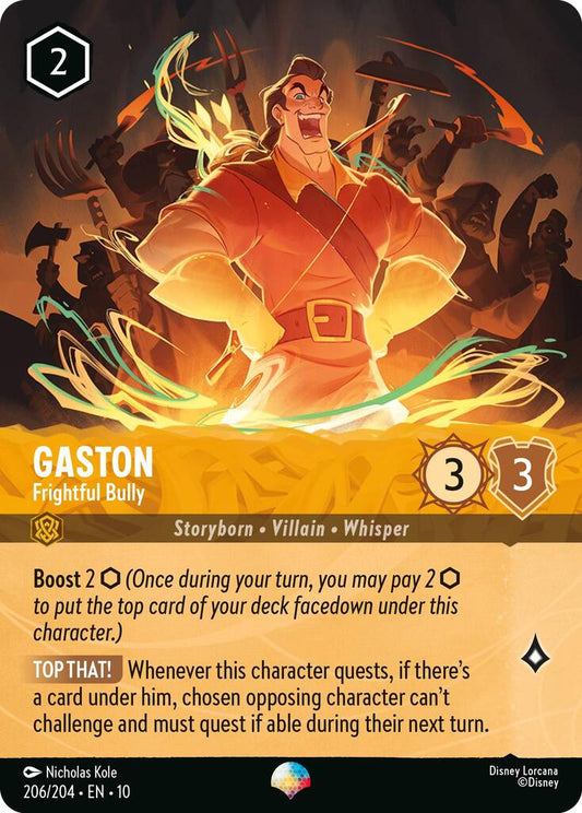 Disney Lorcana: Gaston - Frightful Bully (Epic) card image