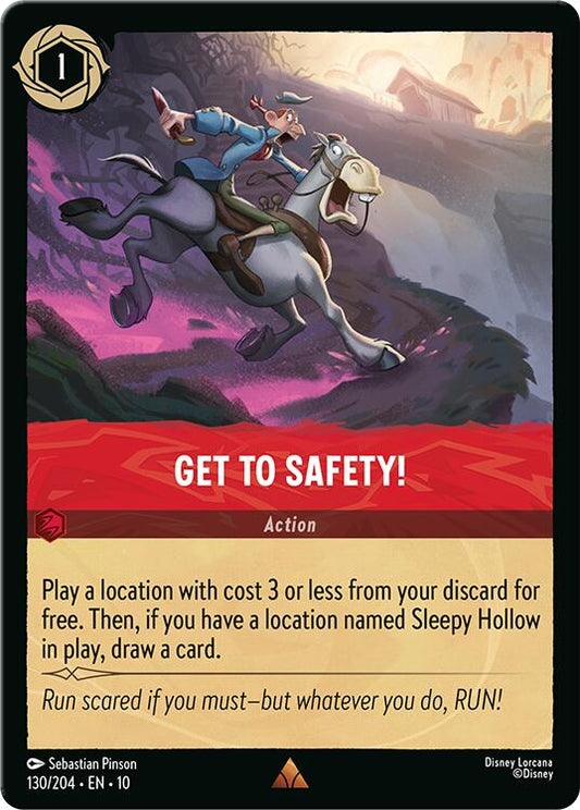 Disney Lorcana: Get to Safety! card image