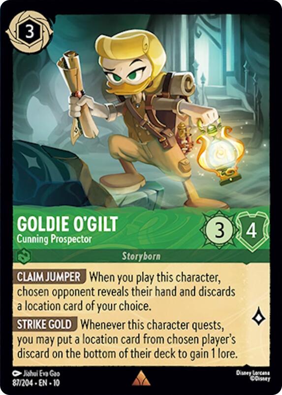 Disney Lorcana: Goldie O'Gilt - Cunning Prospector card image