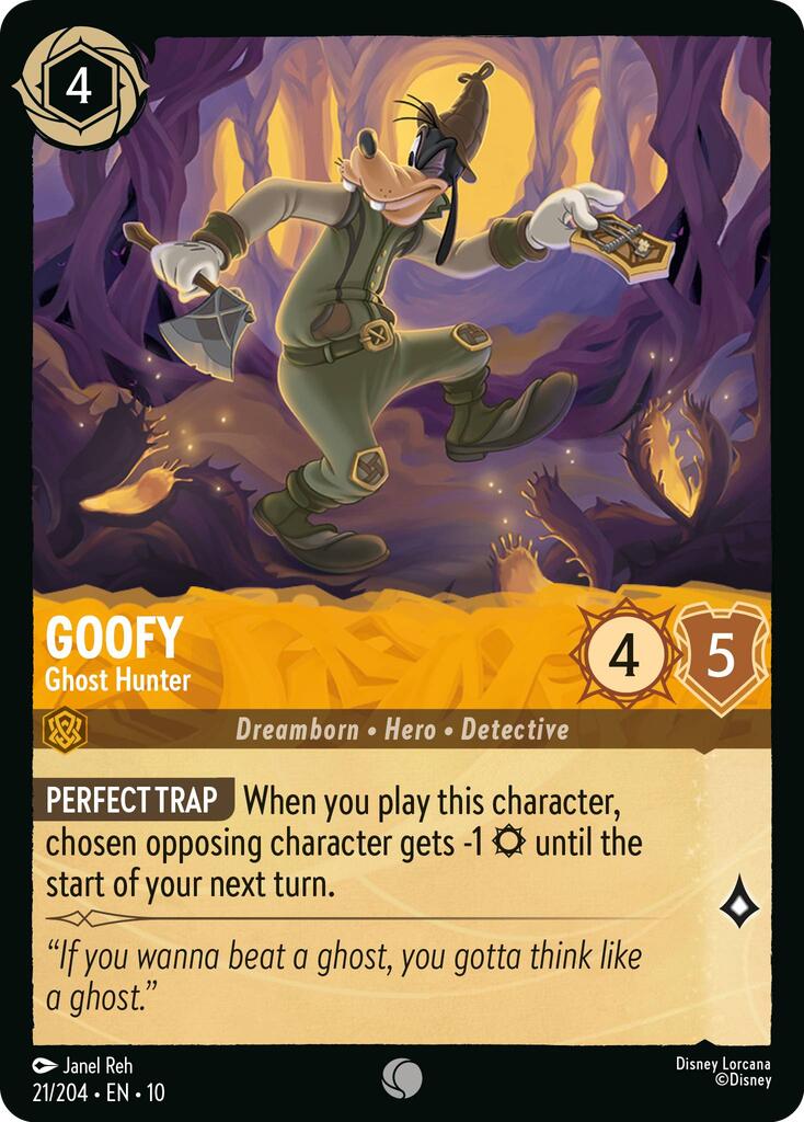 Disney Lorcana: Goofy - Ghost Hunter card image