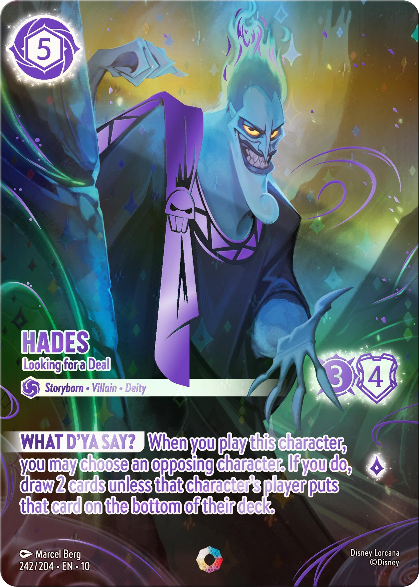 Disney Lorcana: Hades - Looking for a Deal (Iconic) card image