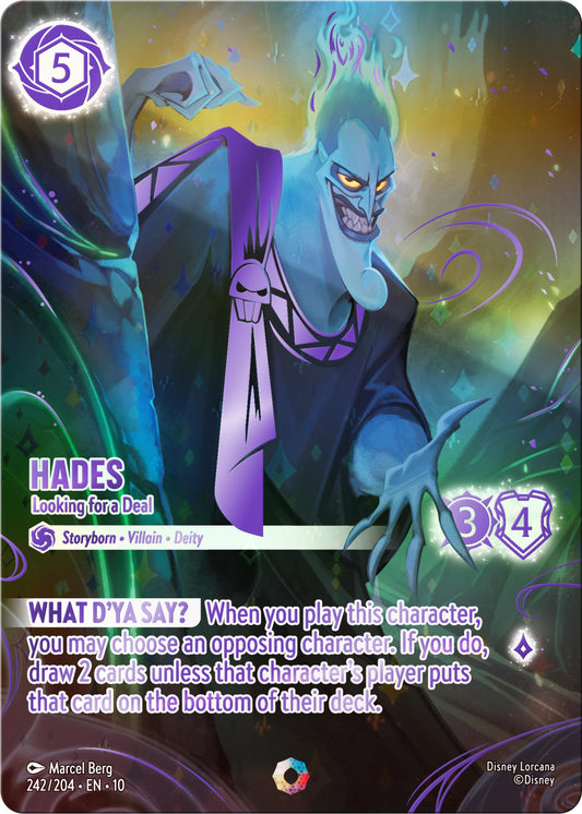 Disney Lorcana: Hades - Looking for a Deal (Iconic) card image