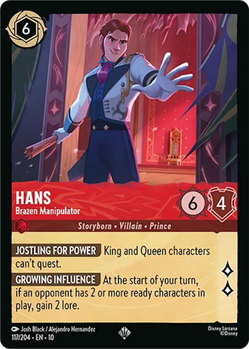 Disney Lorcana: Hans - Brazen Manipulator card image