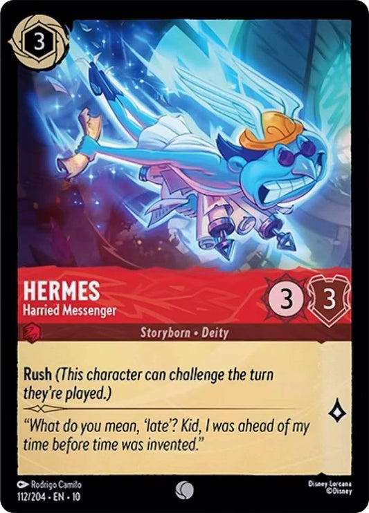 Disney Lorcana: Hermes - Harried Messenger card image