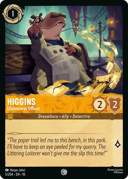 Disney Lorcana: Higgins - Undercover Officer card image