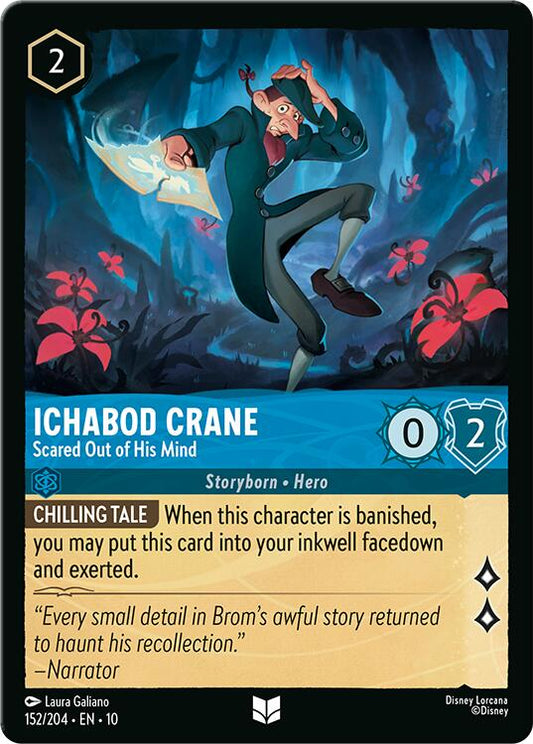 Disney Lorcana: Ichabod Crane - Scared Out of His Mind card image