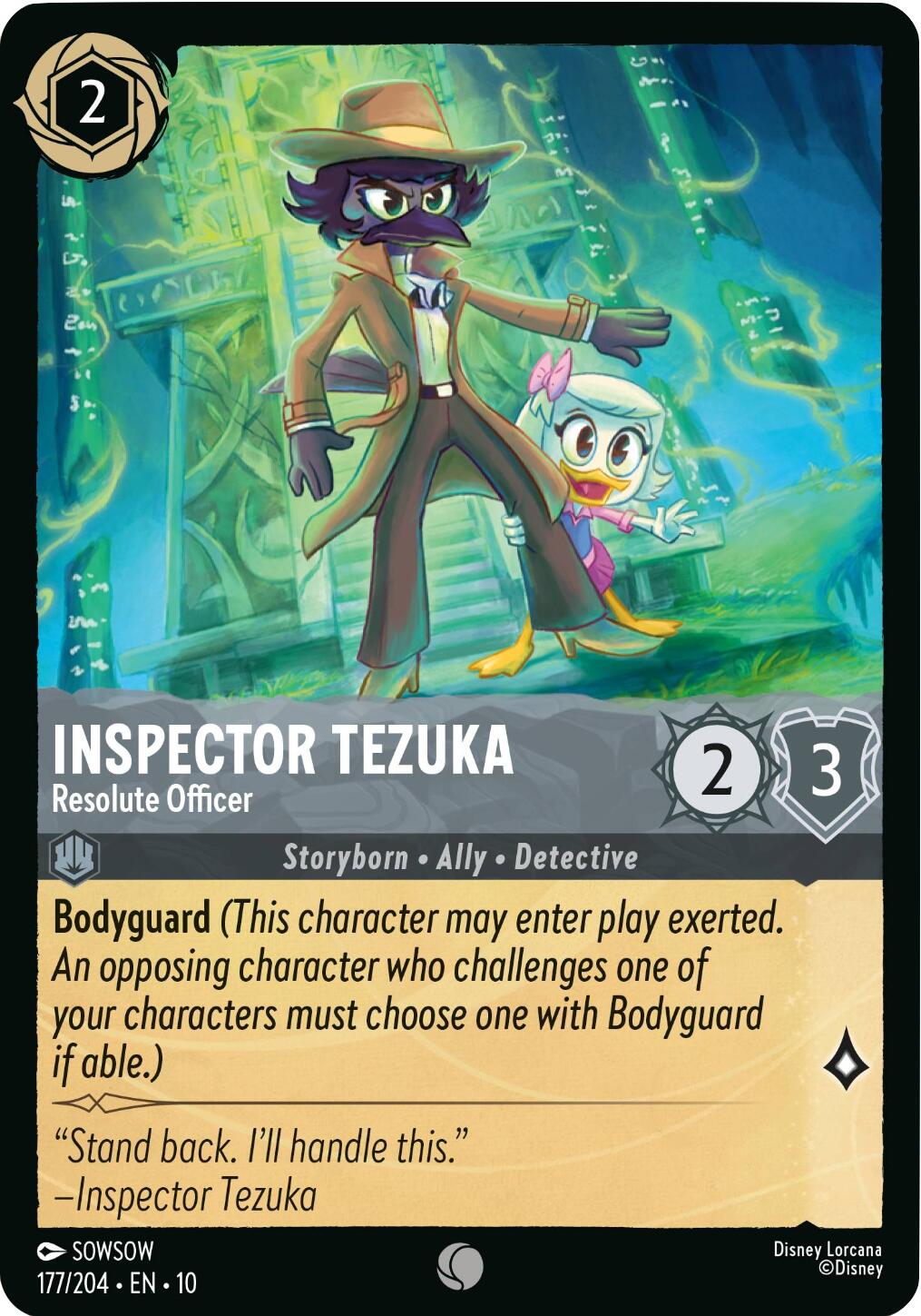 Disney Lorcana: Inspector Tezuka - Resolute Officer card image