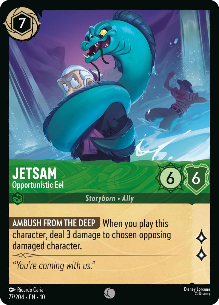 Disney Lorcana: Jetsam - Opportunistic Eel card image