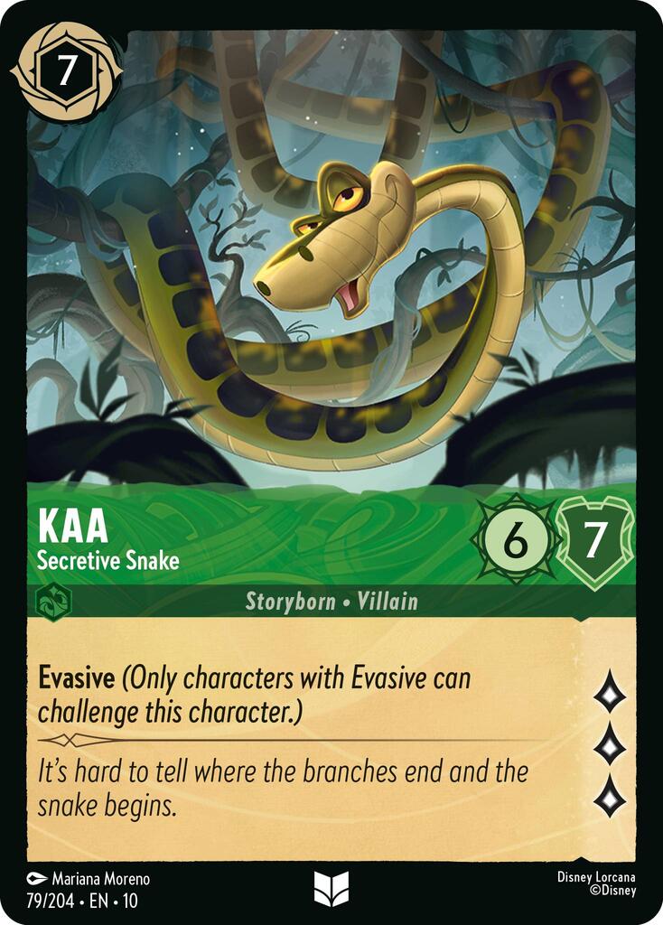 Disney Lorcana: Kaa - Secretive Snake card image