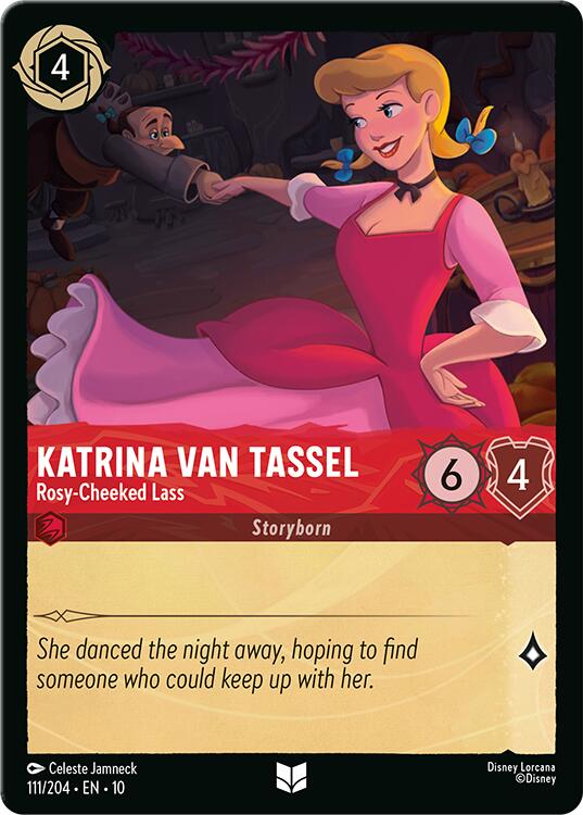 Disney Lorcana: Katrina Van Tassel - Rosy-Cheeked Lass card image