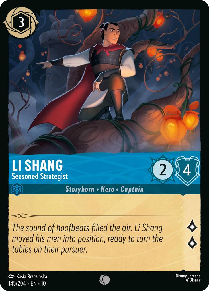 Disney Lorcana: Li Shang - Seasoned Strategist card image