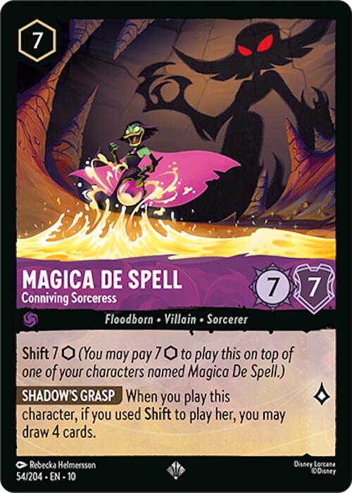 Disney Lorcana: Magica De Spell - Conniving Sorceress card image