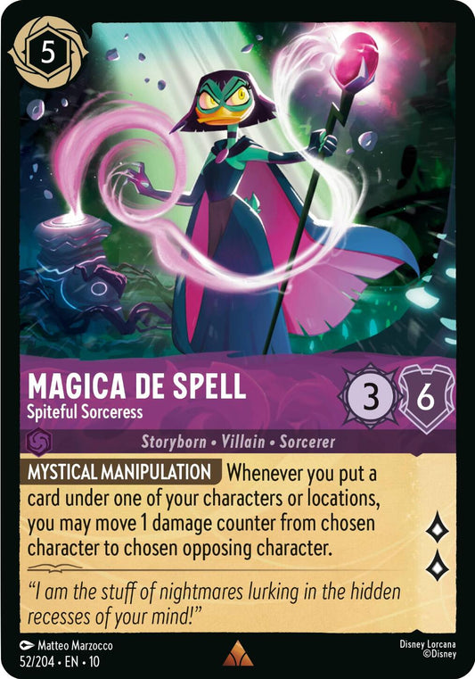 Disney Lorcana: Magica De Spell - Spiteful Sorceress card image