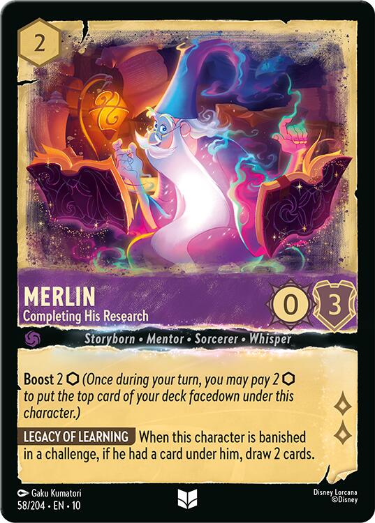 Disney Lorcana: Merlin - Completing His Research card image