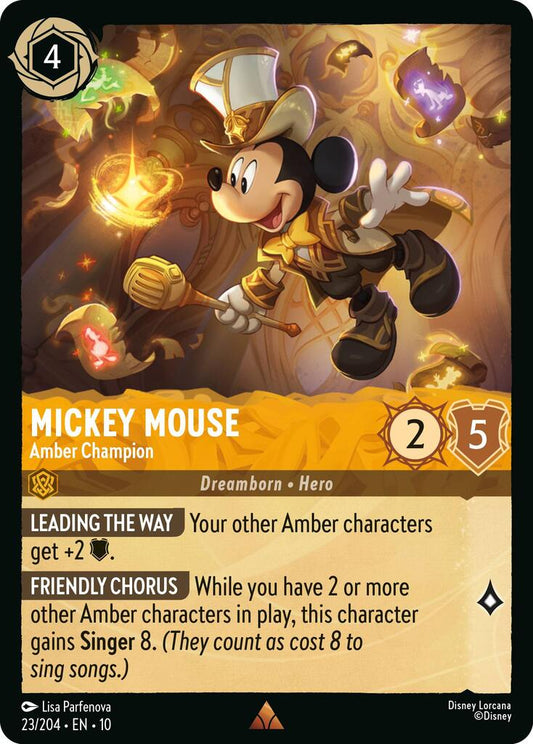 Disney Lorcana: Mickey Mouse - Amber Champion card image
