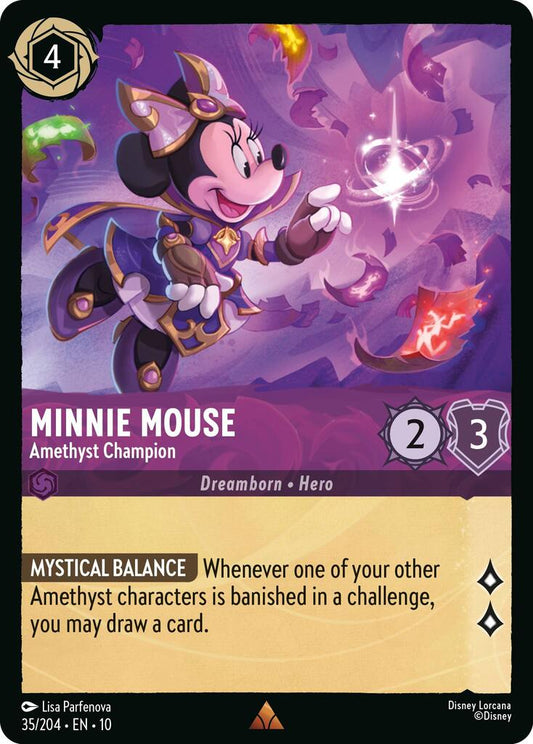 Disney Lorcana: Minnie Mouse - Amethyst Champion card image