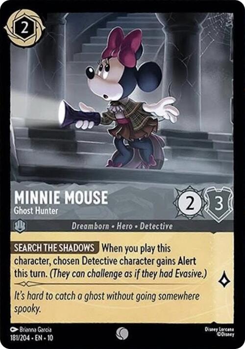 Disney Lorcana: Minnie Mouse - Ghost Hunter card image