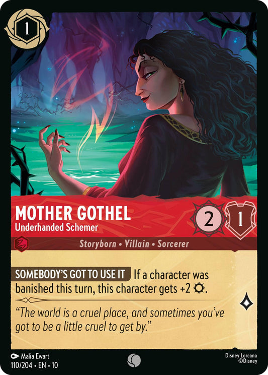 Disney Lorcana: Mother Gothel - Underhanded Schemer card image