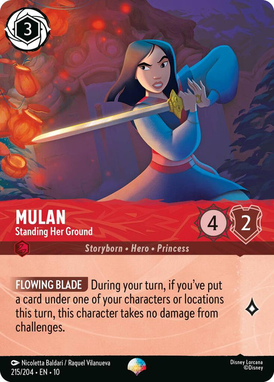 Disney Lorcana: Mulan - Standing Her Ground (Epic) card image
