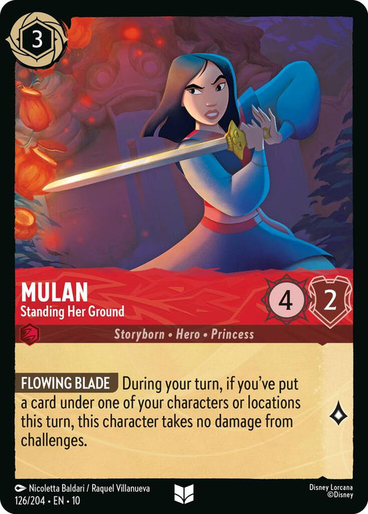 Disney Lorcana: Mulan - Standing Her Ground card image