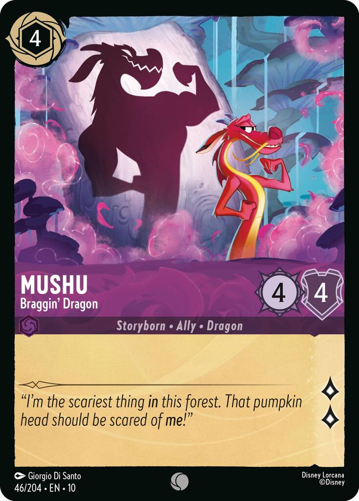 Disney Lorcana: Mushu - Braggin' Dragon card image