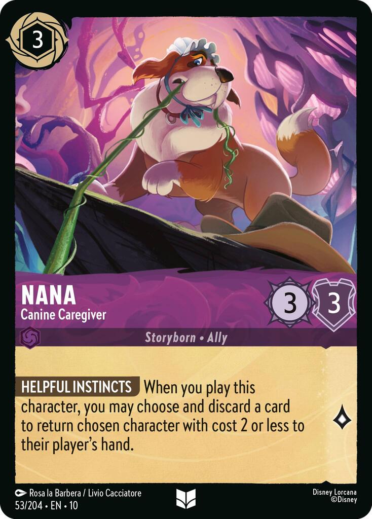 Disney Lorcana: Nana - Canine Caregiver card image