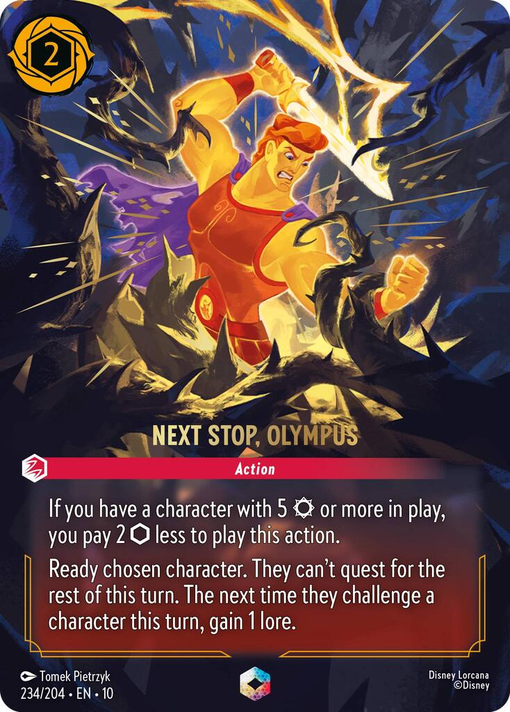 Disney Lorcana: Next Stop, Olympus (Enchanted) card image