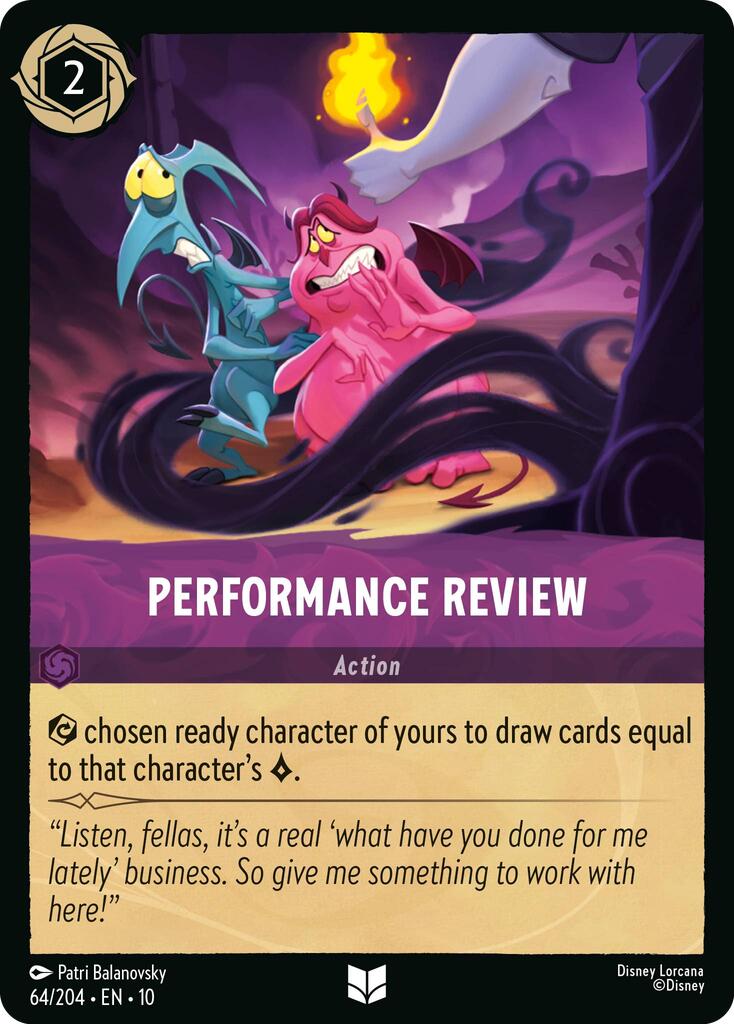 Disney Lorcana: Performance Review card image
