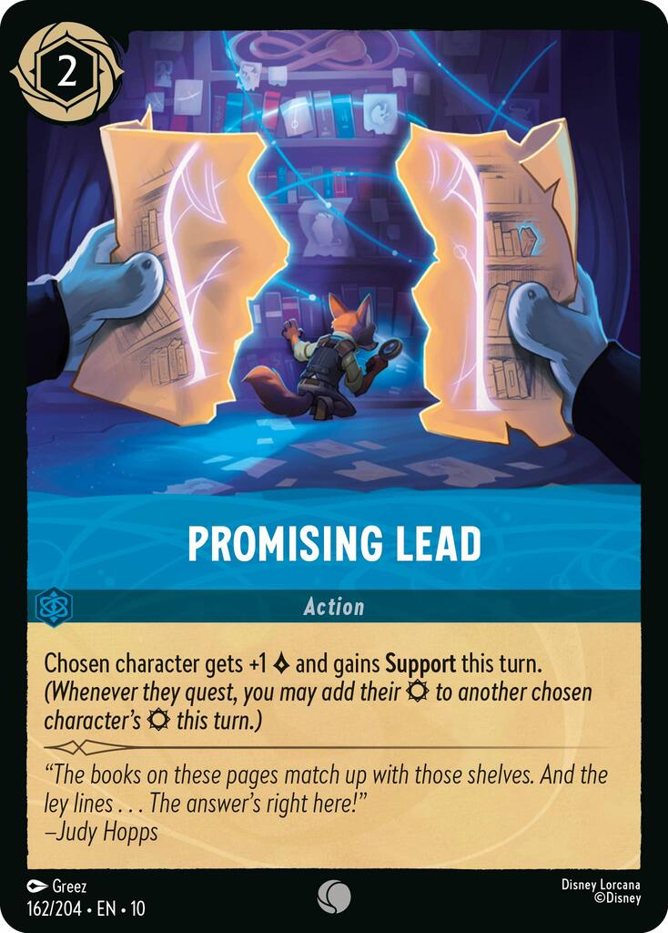 Disney Lorcana: Promising Lead card image