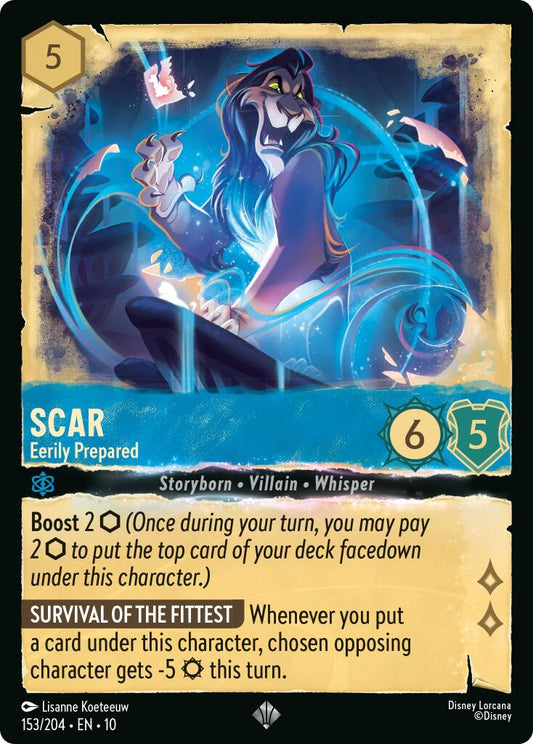 Disney Lorcana: Scar - Eerily Prepared card image
