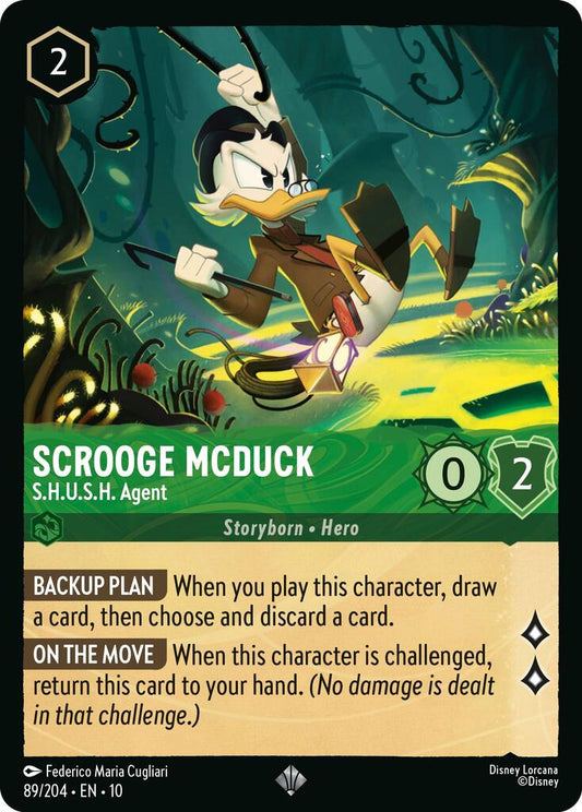 Disney Lorcana: Scrooge McDuck - S.H.U.S.H. Agent card image