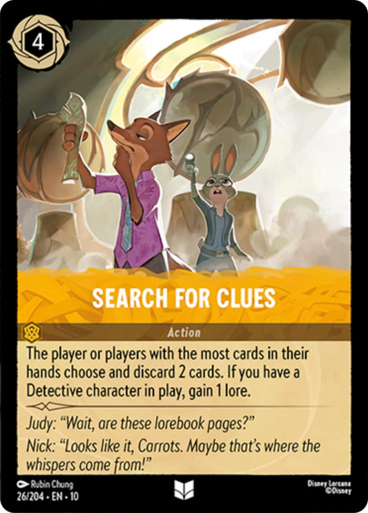 Disney Lorcana: Search For Clues card image